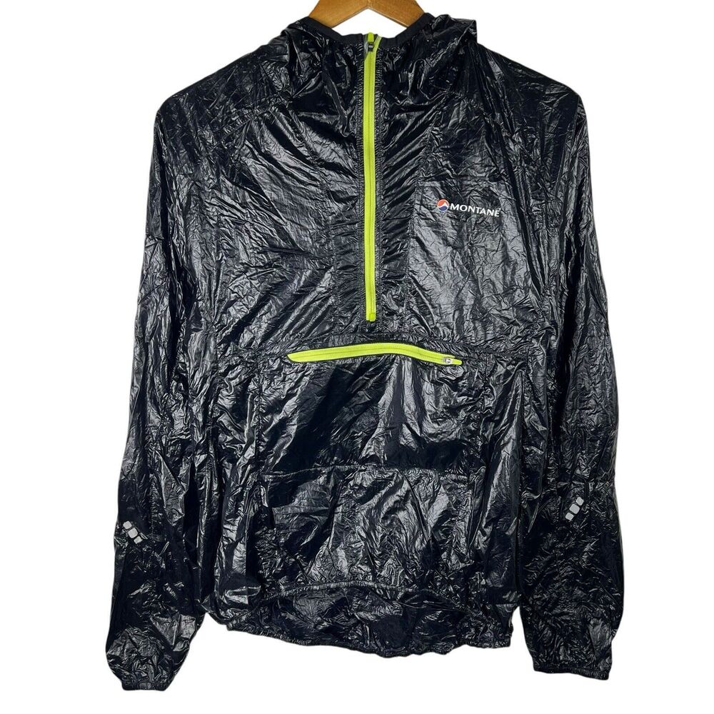 Montane Mens M Sweater Pullover Pertex Quantum Nikwax Nylon Waterproof Hood